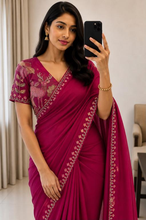 Vastrangan rangoli silk surat mein saree